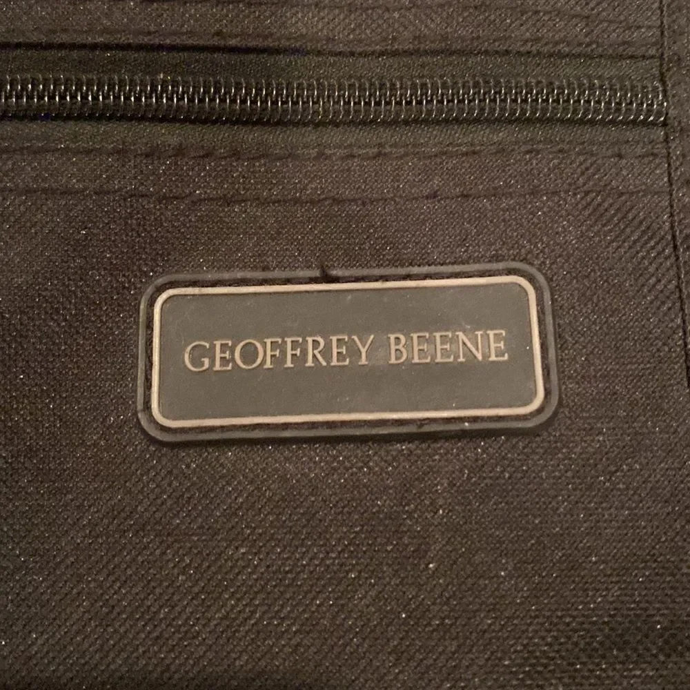 Geoffrey Beene Black Laptop Bag